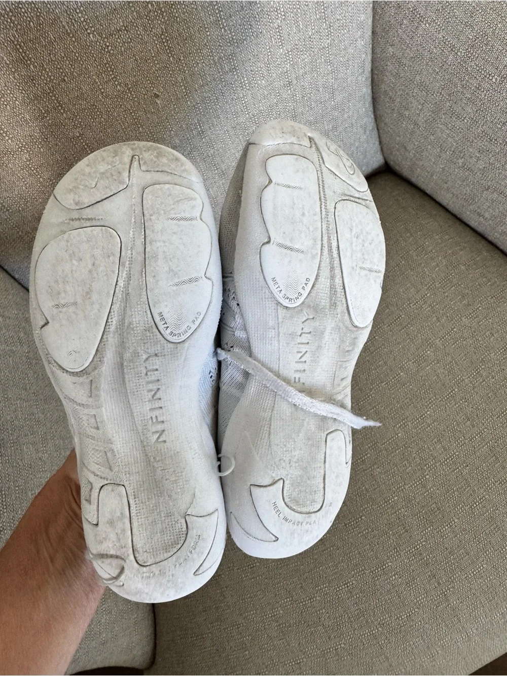 NFINITY Flyte girls White cheer shoes Sneakers